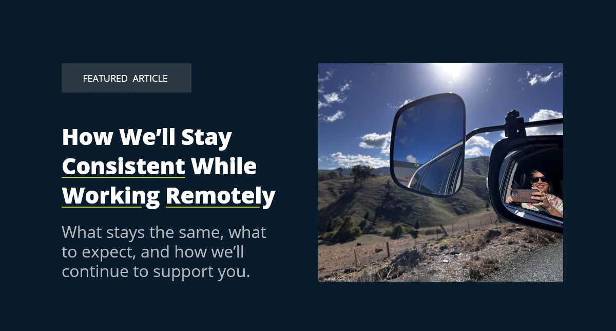 Consistency Doesn’t Stop When Location Changes Consistency Doesn’t Stop When Location Changes