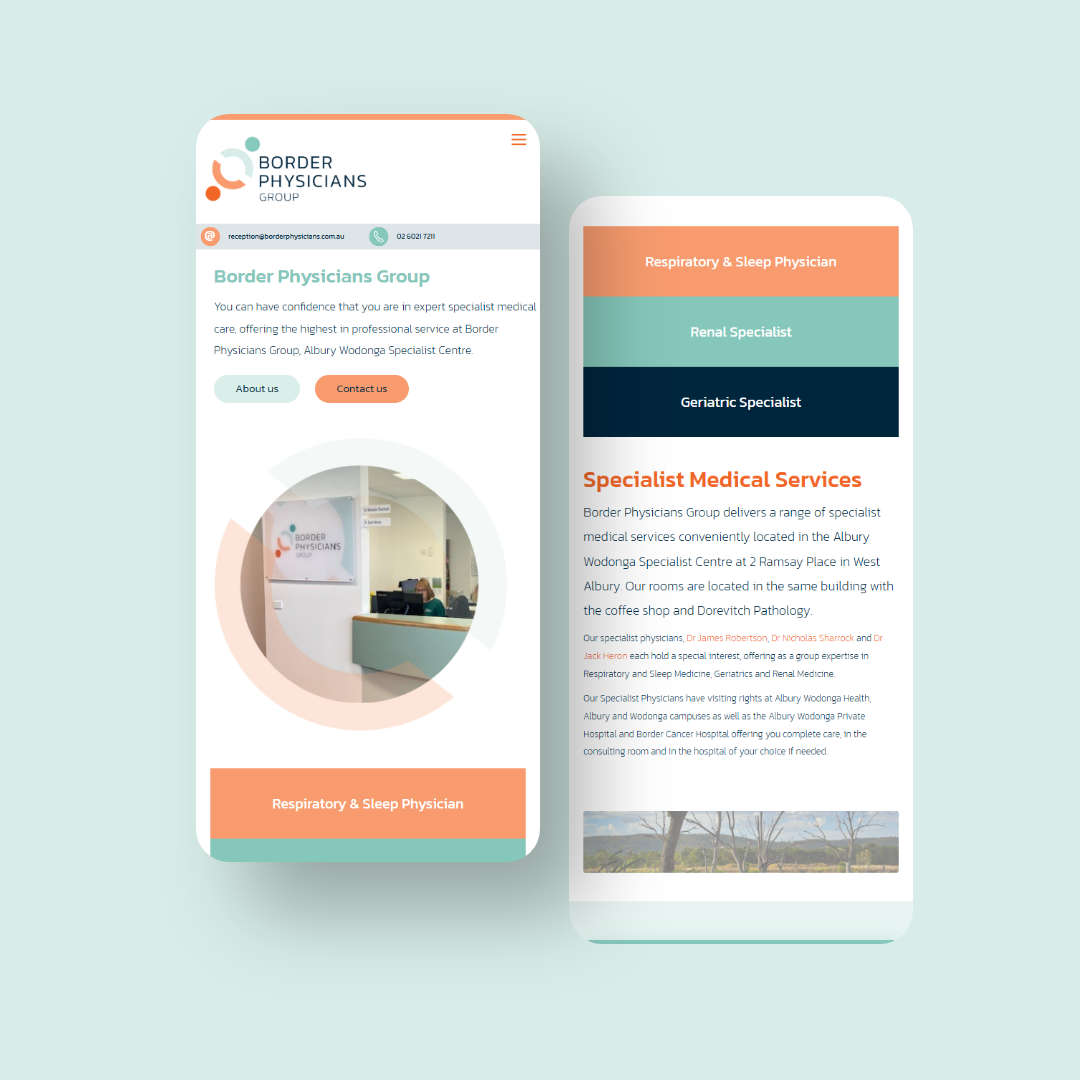 Border Physicians Group - Mobile Website Border Physicians Group - Mobile Website
