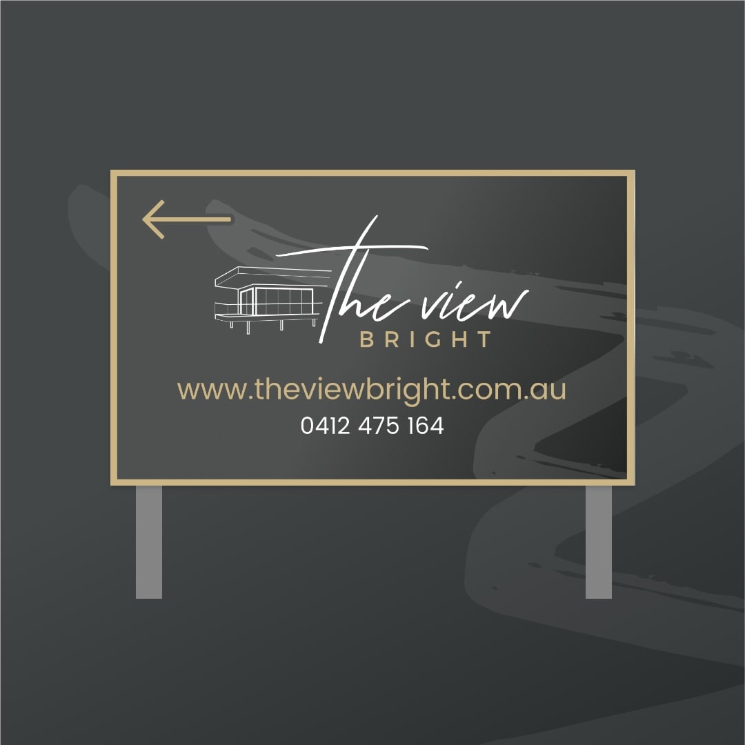The View Bright - Signage The View Bright - Signage